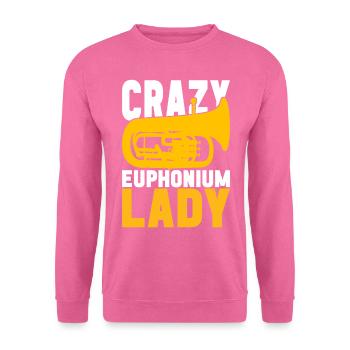 Euphonium Euphoniumspieler - Unisex Pullover - Pink - Vorne