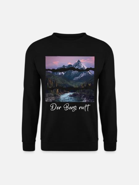 The mountain is calling - Unisex Sweatshirt - black