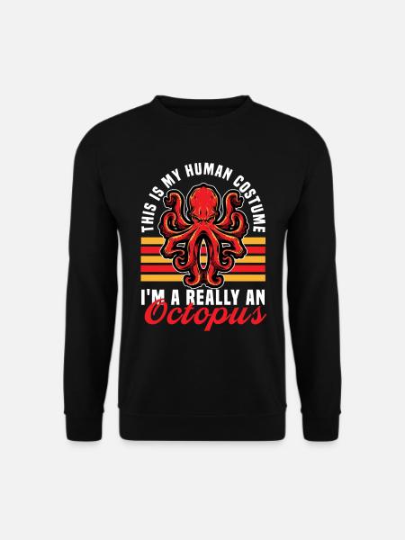 Octopus - Unisex Sweatshirt - black