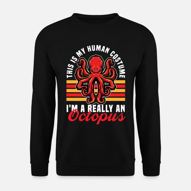 Octopus - Unisex Sweatshirt - black