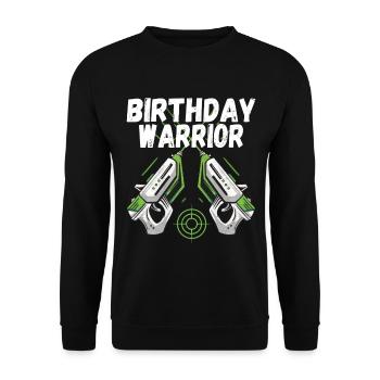 Laser Tag Anniversaire Laser Tag Joueur - Sweat-shirt Unisexe - noir - Devant - Alina (178cm) & Michal (187cm)