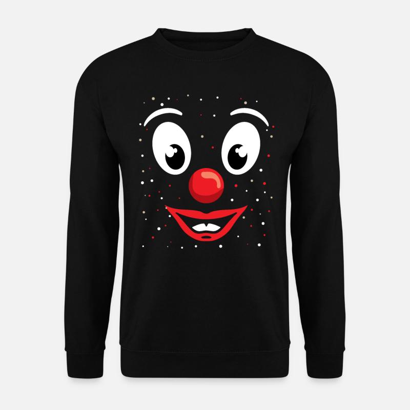 Clown Karneval - Unisex Pullover - Schwarz