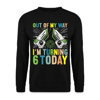 Laser Tag Anniversaire Laser Tag Joueur - Sweat-shirt Unisexe - noir - Devant - Alina (178cm) & Michal (187cm)