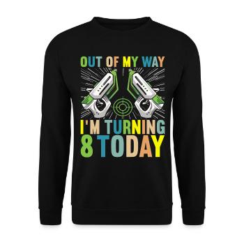Laser Tag Anniversaire Laser Tag Joueur - Sweat-shirt Unisexe - noir - Devant - Alina (178cm) & Michal (187cm)