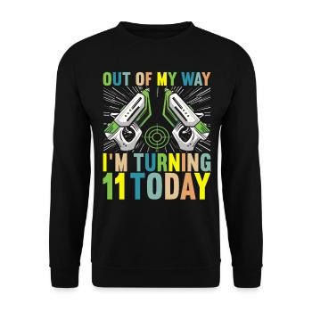 Laser Tag Anniversaire Laser Tag Joueur - Sweat-shirt Unisexe - noir - Devant - Alina (178cm) & Michal (187cm)