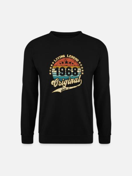 1968 Geburtstag Living Legend Original - Unisex Pullover - Schwarz