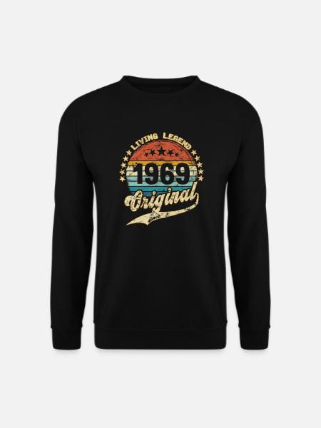 1969 Geburtstag Living Legend Original - Unisex Pullover - Schwarz