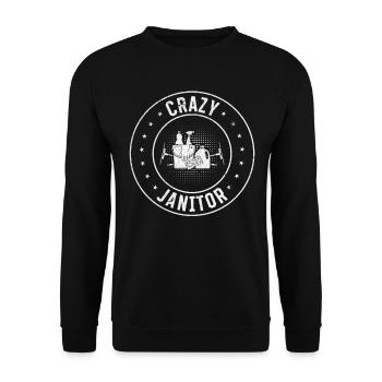 Concierge fou - Sweat-shirt Unisexe - noir - Devant - Alina (178cm) & Michal (187cm)