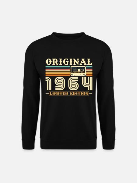 Original 1964 Jahrgang Geburtstag Geschenk - Unisex Pullover - Schwarz
