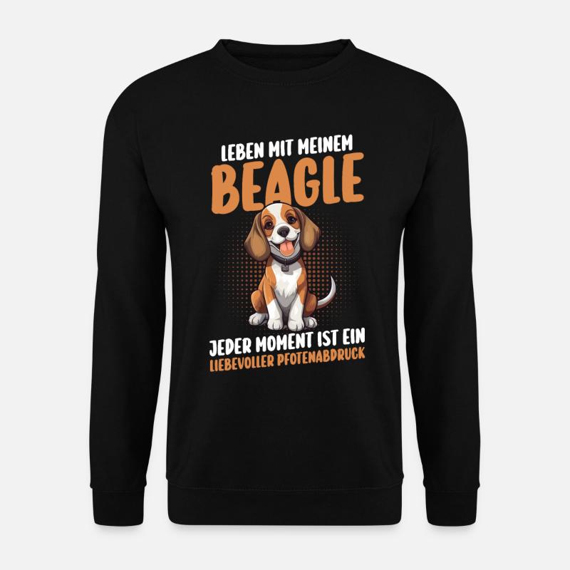 Dog Beagle - Unisex Sweatshirt - black