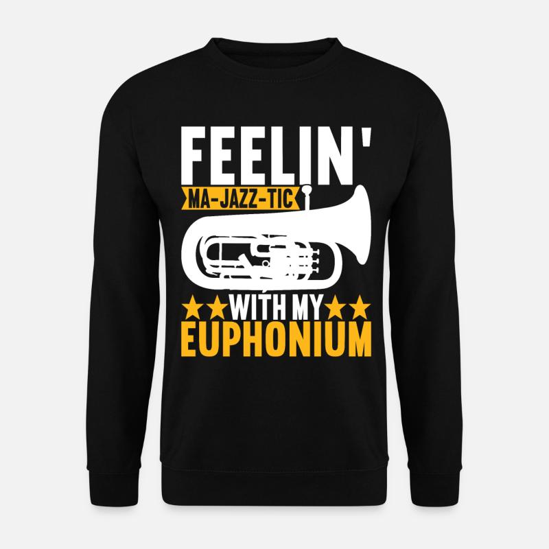 Euphonium Euphonist - Unisex Pullover - Schwarz