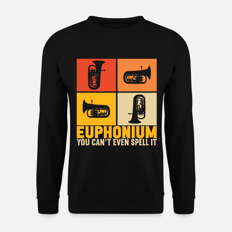 Euphonium Euphonist - Unisex Pullover - Schwarz
