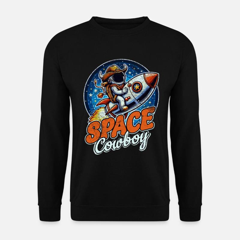 Cowboy de l’espace - Sweat-shirt Unisexe - noir