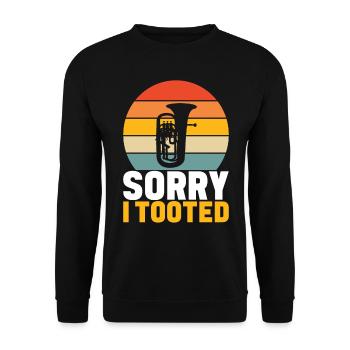 Euphonium Euphonium Player - Unisex Sweatshirt - black - Front - Alina (178cm) & Michal (187cm)