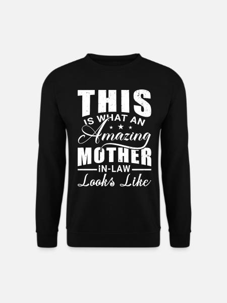 This Is What an Amazing Mother-In-Law Mother's Day - Unisex Sweatshirt - black
