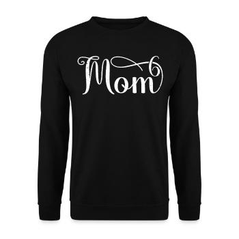 Mom6 Mom of 6 Mom of Six Kids Gifts - Unisex Pullover - Schwarz - Vorne - Alina (178cm) & Michal (187cm)