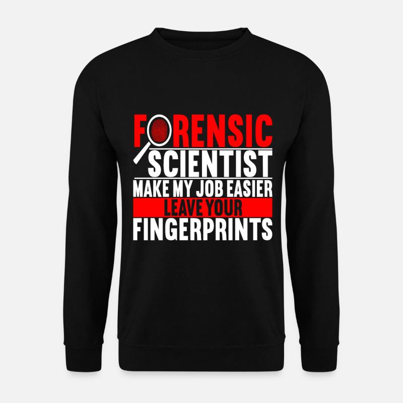Forensik Forensiker - Unisex Pullover - Schwarz