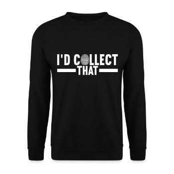 Forensics Forensic Scientist - Unisex Sweatshirt - black - Front - Alina (178cm) & Michal (187cm)