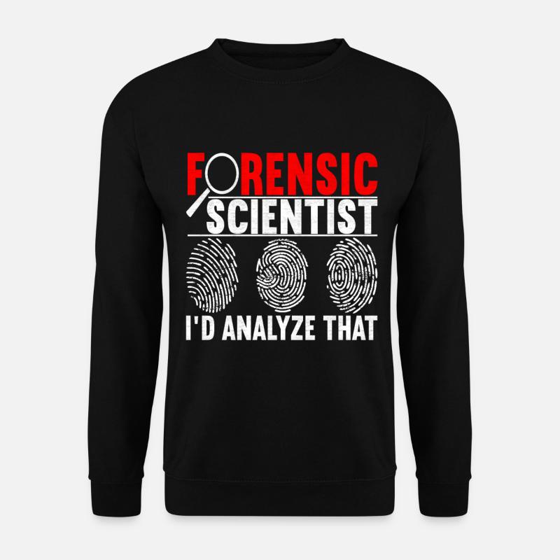 Forensik Forensiker - Unisex Pullover - Schwarz