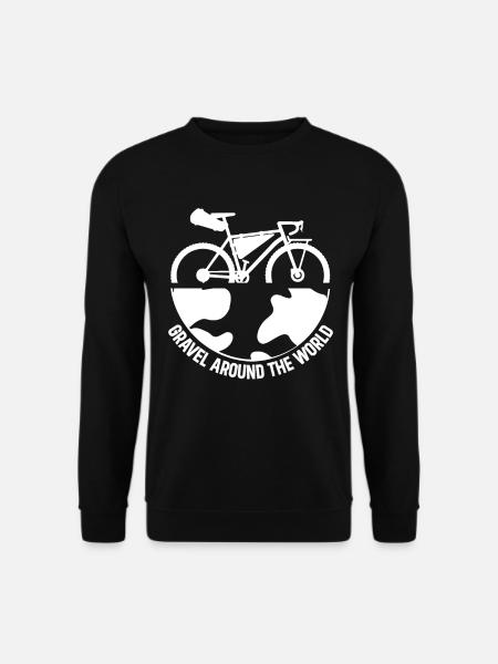 Gravel Around The World - Bikepacker Gravel Bike B - Unisex Pullover - Schwarz