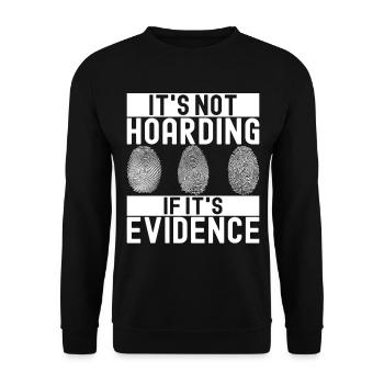Forensik Forensiker - Unisex Pullover - Schwarz - Vorne - Alina (178cm) & Michal (187cm)