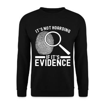 Forensics Forensic Scientist - Unisex Sweatshirt - black - Front - Alina (178cm) & Michal (187cm)