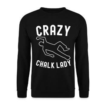 Forensics Forensic Scientist - Unisex Sweatshirt - black - Front - Alina (178cm) & Michal (187cm)