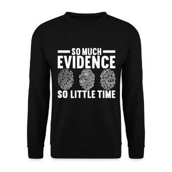 Forensik Forensiker - Unisex Pullover - Schwarz - Vorne - Alina (178cm) & Michal (187cm)