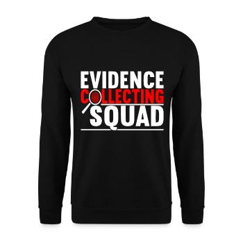 Forensics Forensic Scientist - Unisex Sweatshirt - black - Front - Alina (178cm) & Michal (187cm)