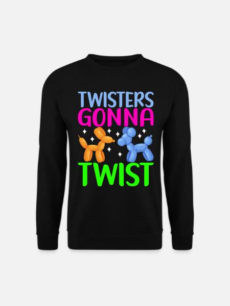 Balloon Animal Balloon Twisting - Unisex Sweatshirt - black