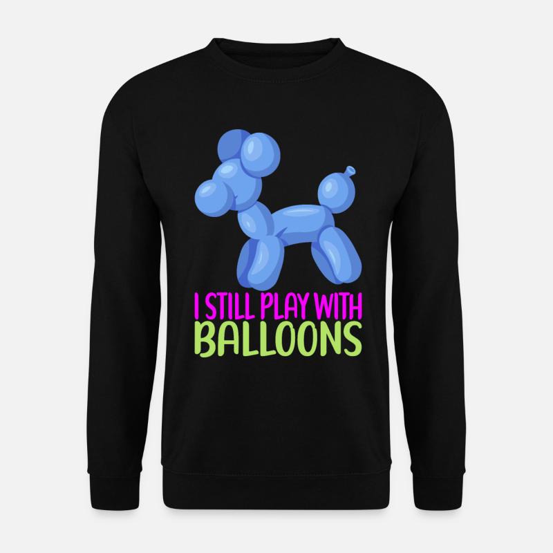 Balloon Animal Balloon Twisting - Unisex Sweatshirt - black