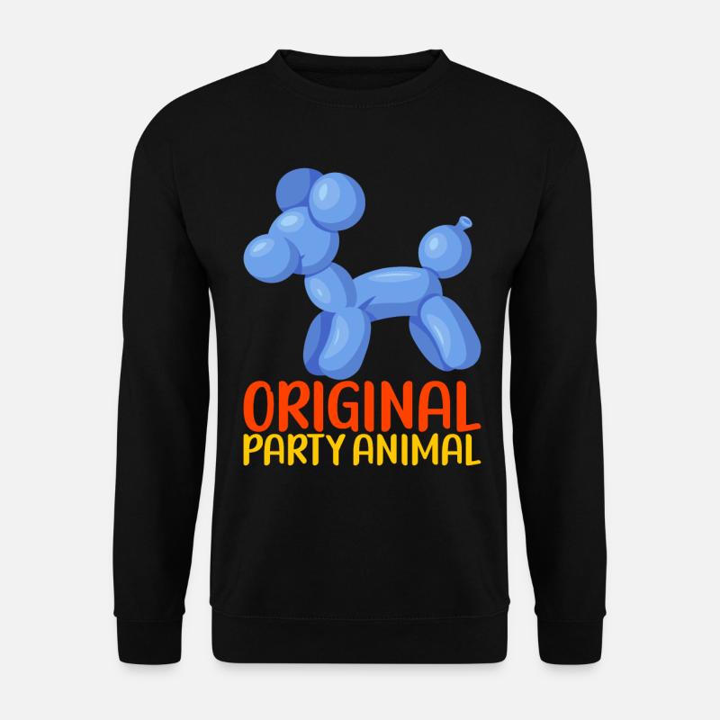 Ballontier Balloon Twisting - Unisex Pullover - Schwarz