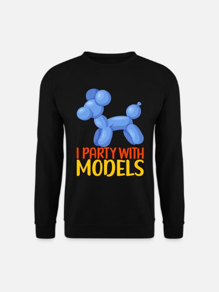 Balloon Animal Balloon Twisting - Unisex Sweatshirt - black