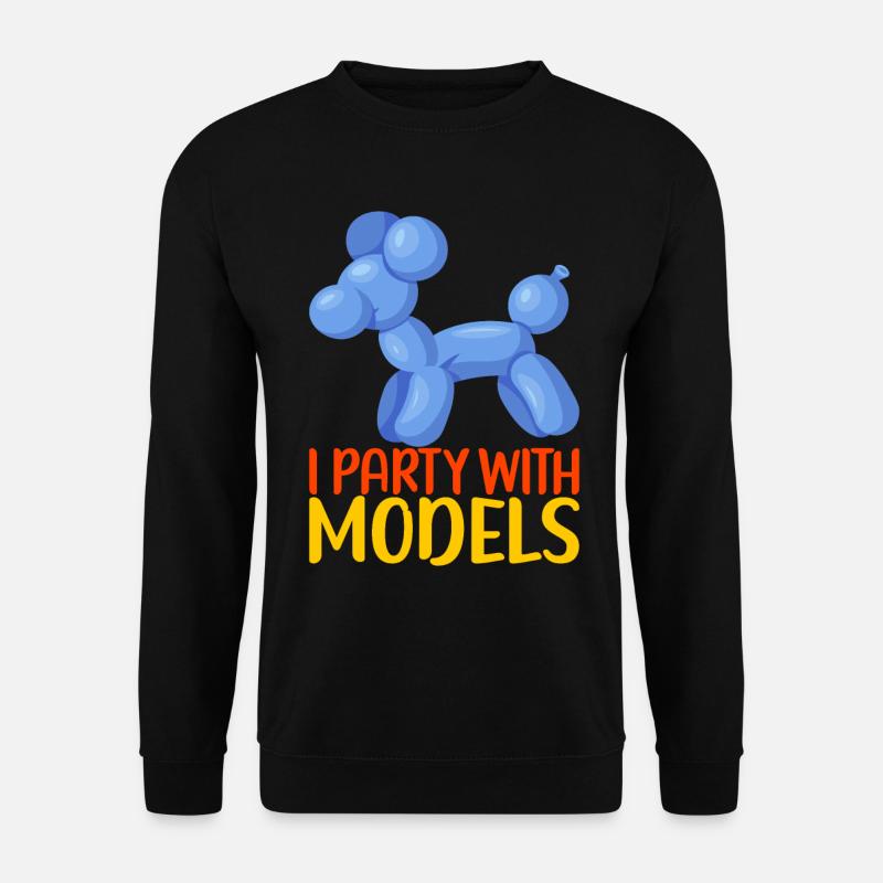 Balloon Animal Balloon Twisting - Unisex Sweatshirt - black