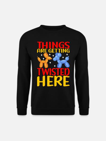 Ballontier Balloon Twisting - Unisex Pullover - Schwarz