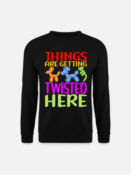 Balloon Animal Balloon Twisting - Unisex Sweatshirt - black