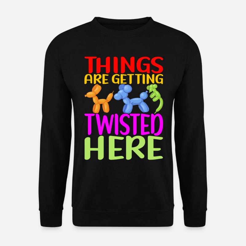 Ballontier Balloon Twisting - Unisex Pullover - Schwarz
