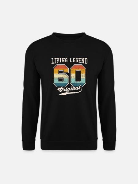 1960 Geburtstag Living Legend Original II - Unisex Pullover - Schwarz