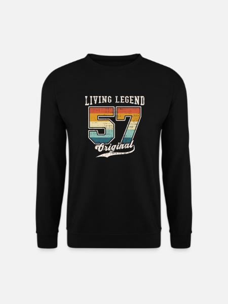 1957 Geburtstag Living Legend Original II - Unisex Pullover - Schwarz