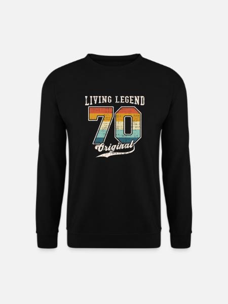 1970 Geburtstag Living Legend Original II - Unisex Pullover - Schwarz