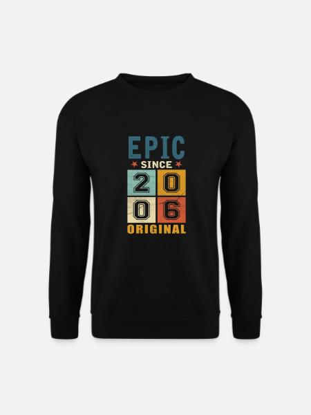 2006 Birthday Epic since - Unisex Sweatshirt - black