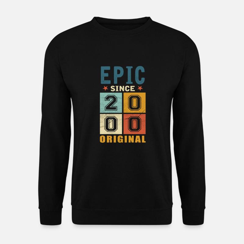 2000 Birthday Epic since - Unisex Sweatshirt - black
