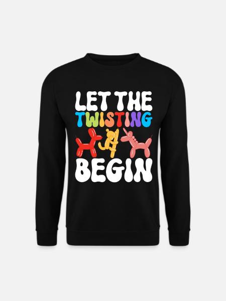 Balloon Animal Balloon Twisting - Unisex Sweatshirt - black