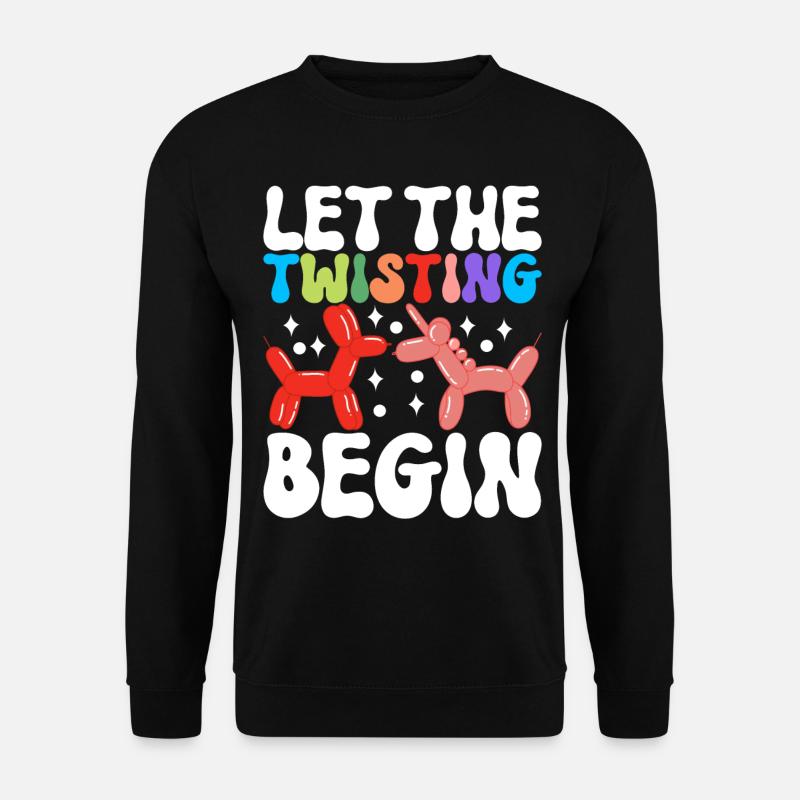 Balloon Animal Balloon Twisting - Unisex Sweatshirt - black