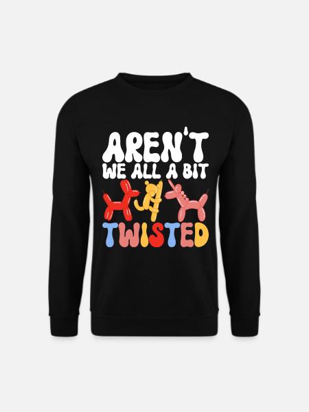 Balloon Animal Balloon Twisting - Unisex Sweatshirt - black