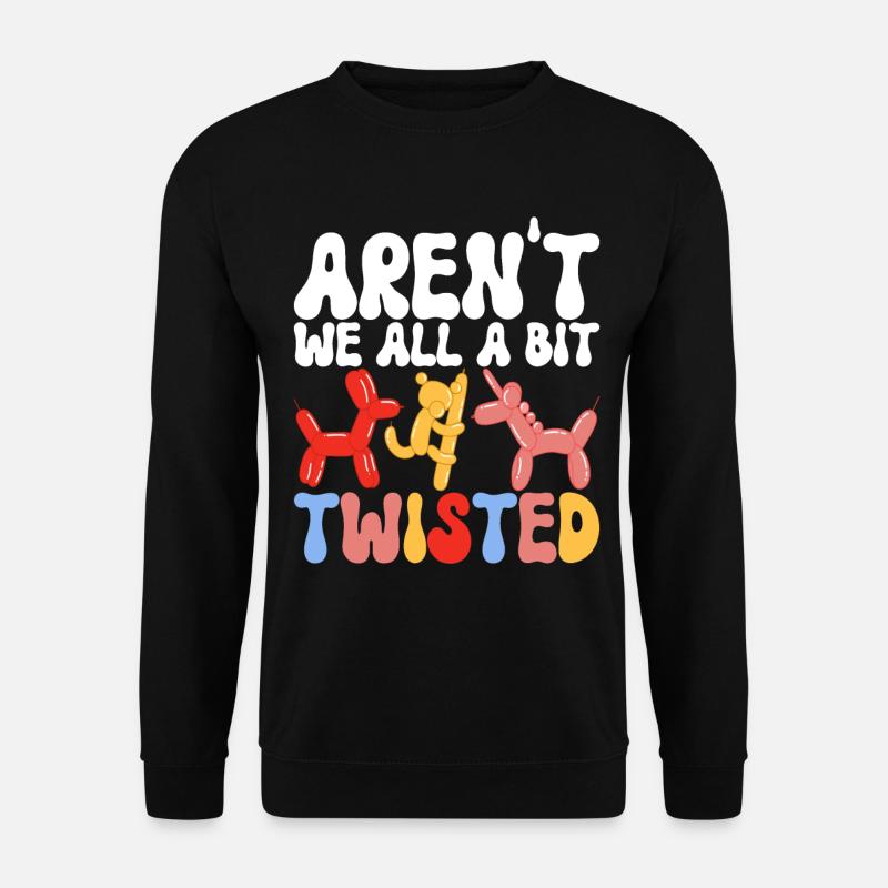 Balloon Animal Balloon Twisting - Unisex Sweatshirt - black