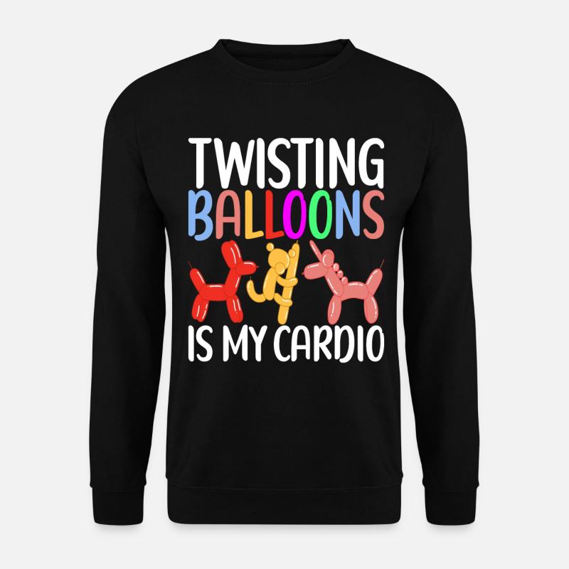 Balloon Animal Balloon Twisting - Unisex Sweatshirt - black