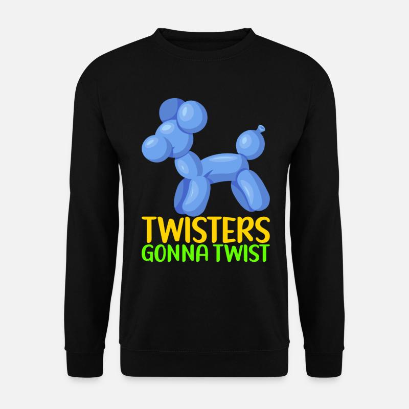 Balloon Animal Balloon Twisting - Unisex Sweatshirt - black