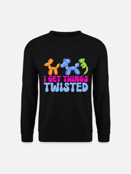 Balloon Animal Balloon Twisting - Unisex Sweatshirt - black