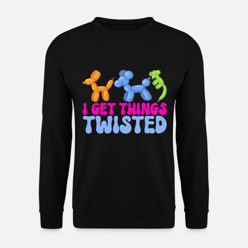 Ballontier Balloon Twisting - Unisex Pullover - Schwarz